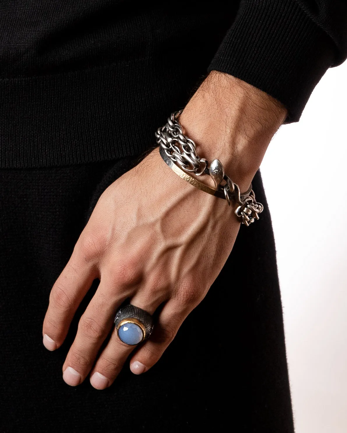 POLARIS MULTI CHAIN SERPENT LINK BRACELET