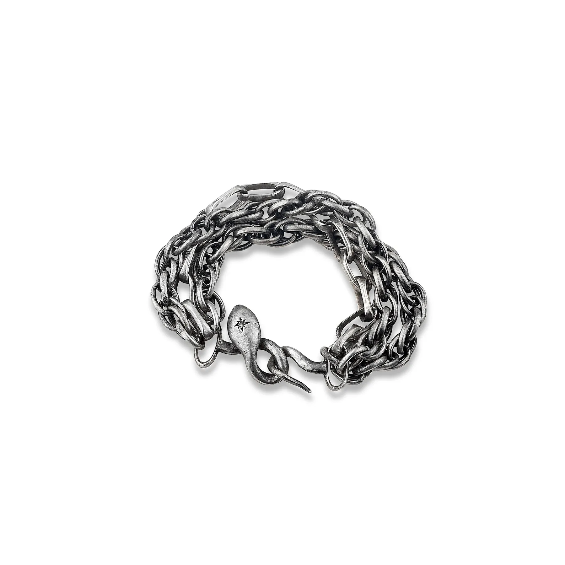POLARIS MULTI CHAIN SERPENT LINK BRACELET