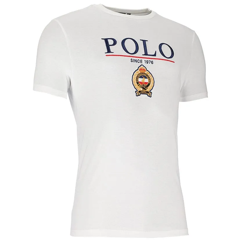 Polo Mens Equestrian Tee White