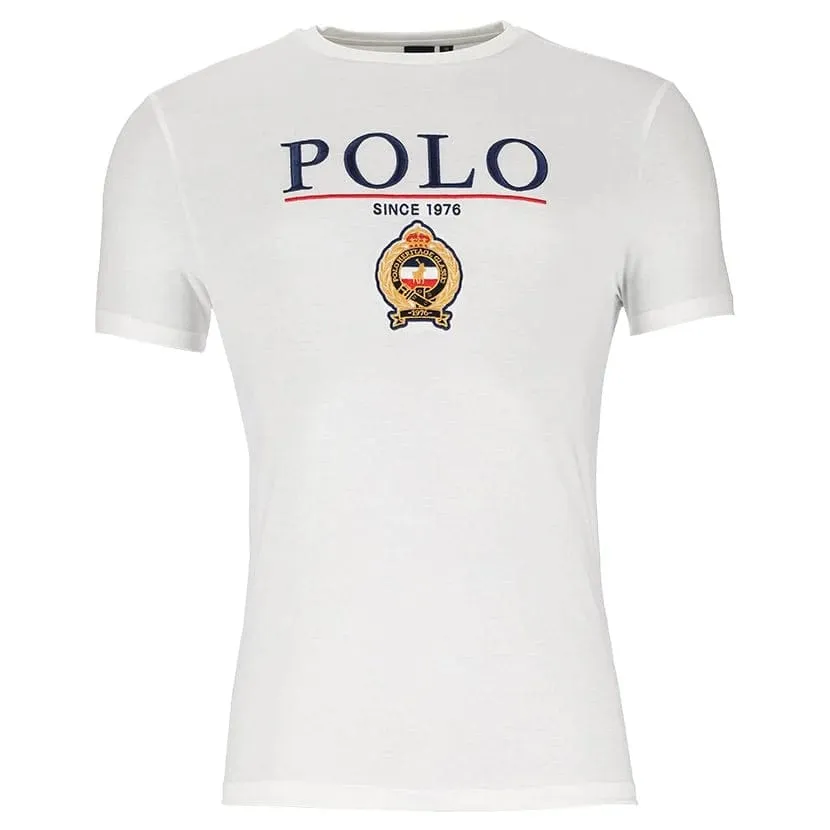 Polo Mens Equestrian Tee White