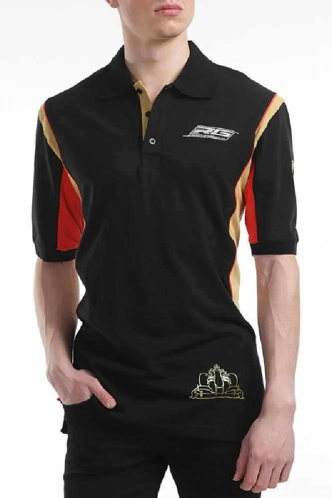 POLO SHIRT Adult Formula One 1 Lotus F1 Team NEW! Romain Grosjean Lifestyle