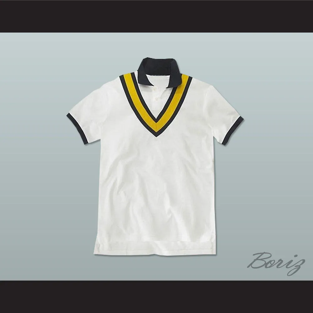 Private Yacht Style Men's White Polo Shirt