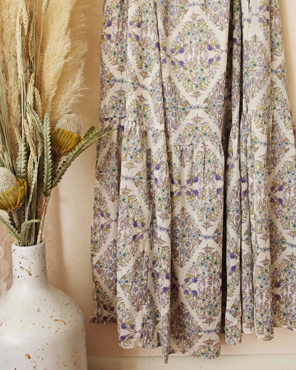 Provence Cotton Maxi Dress