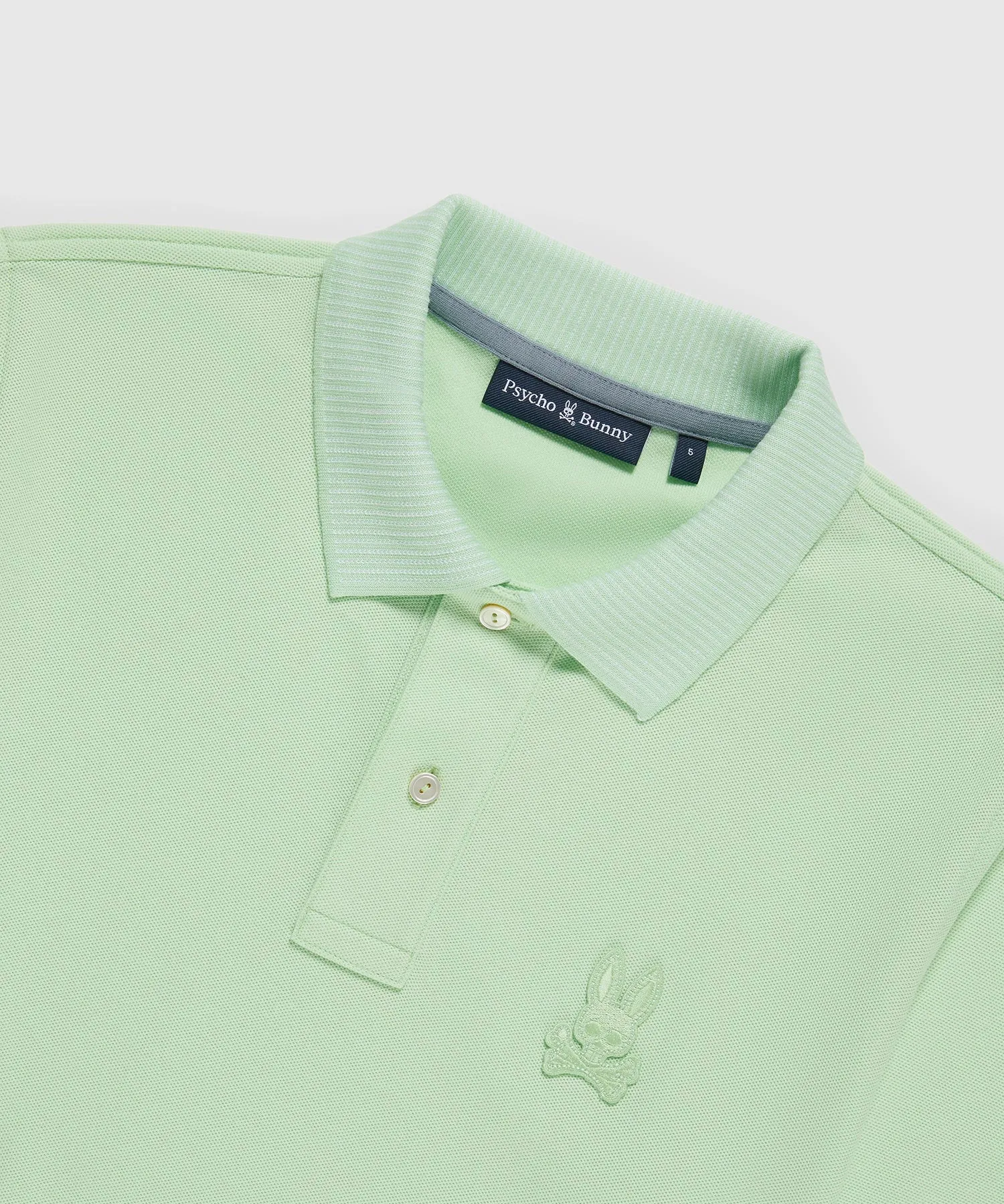 Psycho Bunny Damon Pique Polo - Patina Green