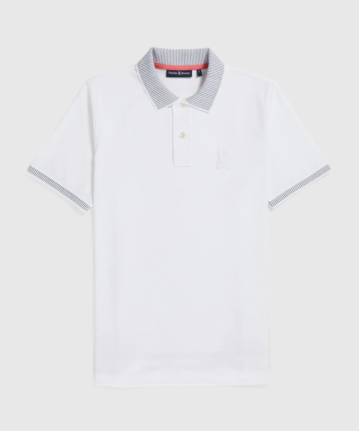 Psycho Bunny Damon Pique Polo - White
