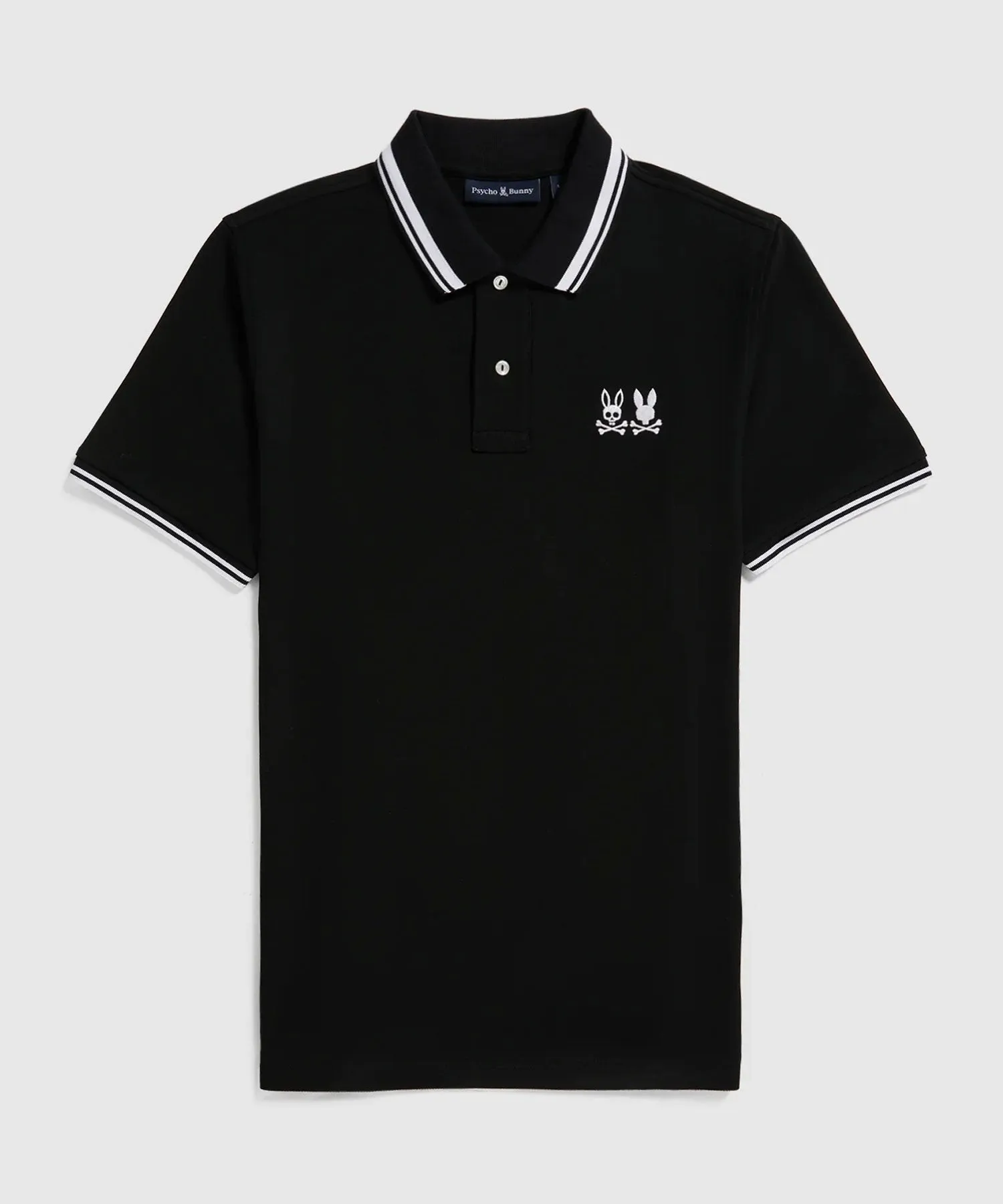 Psycho Bunny Kingwood Pique Polo - Black
