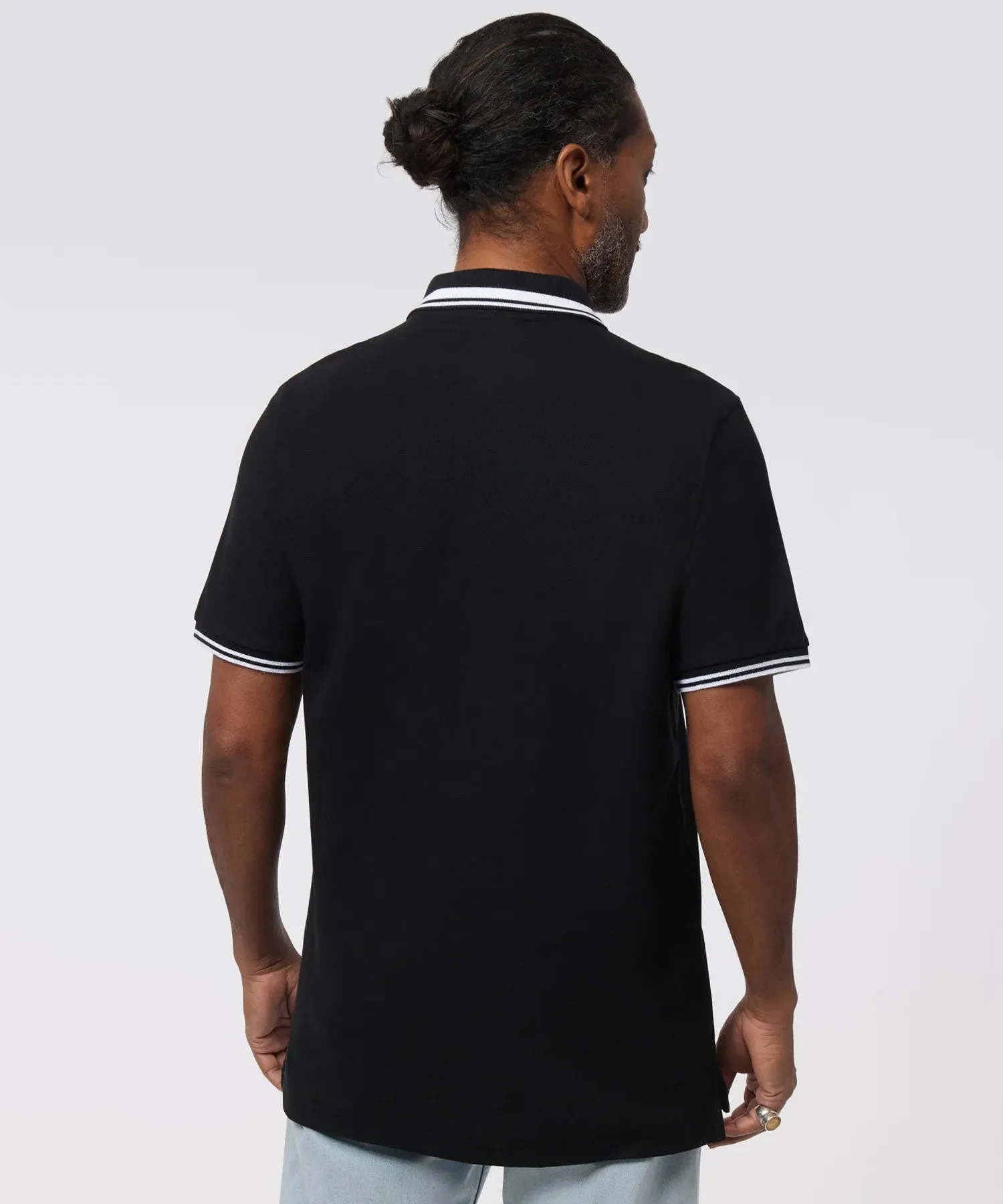Psycho Bunny Kingwood Pique Polo - Black