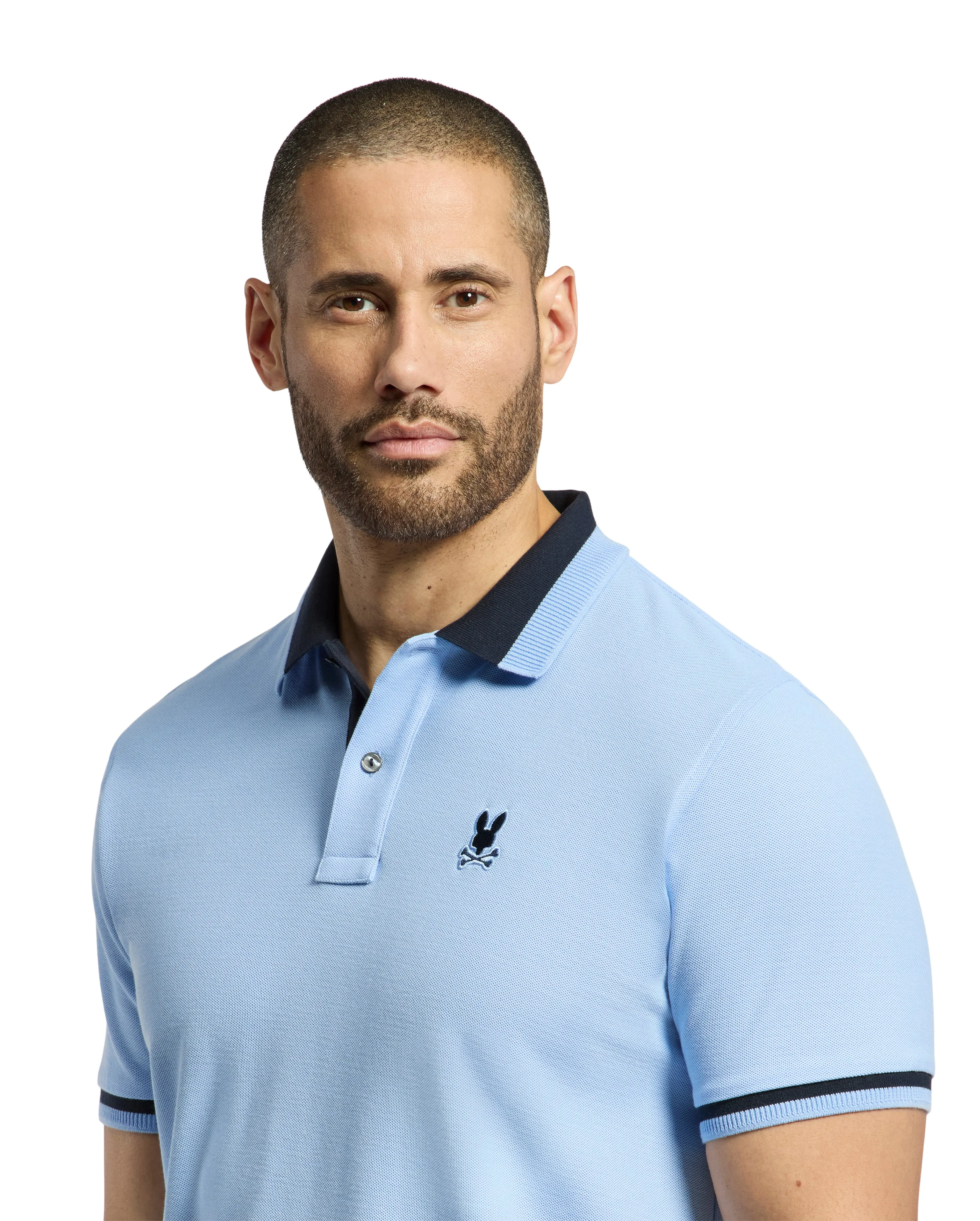 Psycho Bunny Men's Newman Polo - Serenity