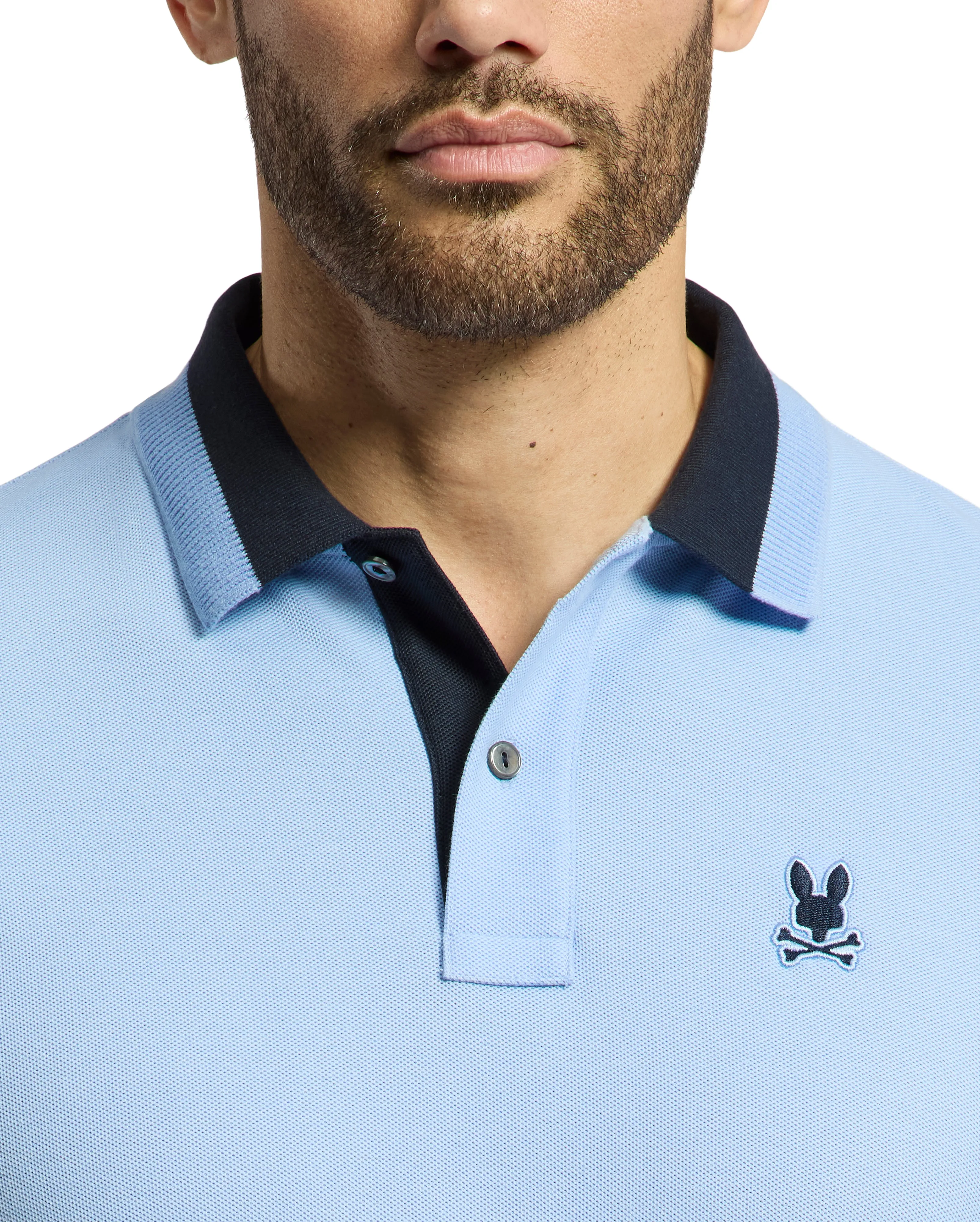 Psycho Bunny Men's Newman Polo - Serenity