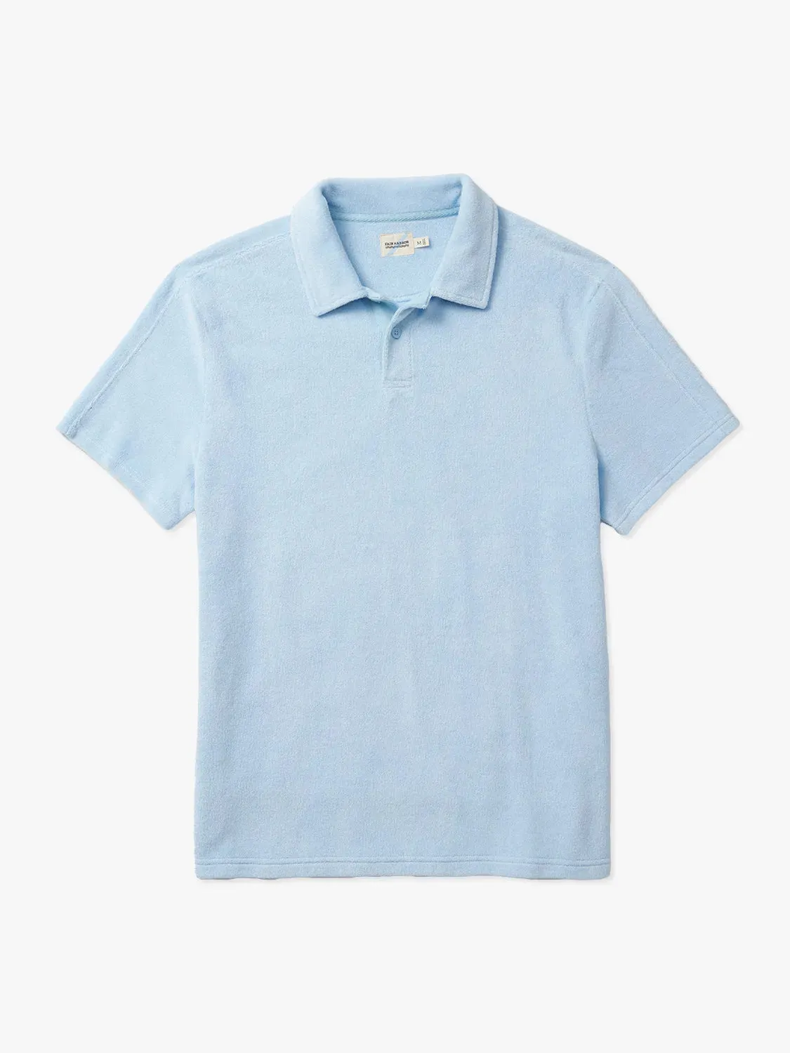 Ravello Terry Polo | Light Blue