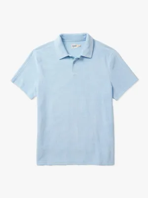 Ravello Terry Polo | Light Blue