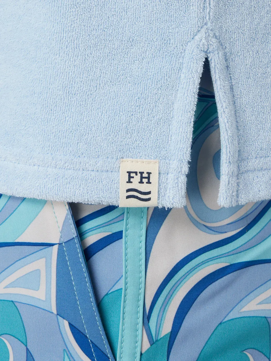 Ravello Terry Polo | Light Blue