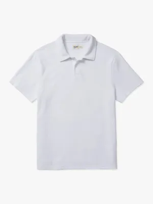 Ravello Terry Polo | White
