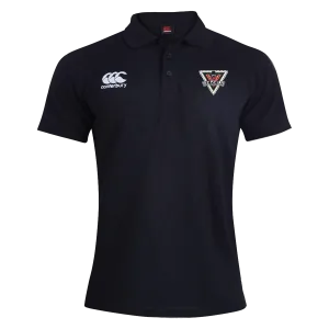 Rebels Rugby Canterbury Waimak Rugby Polo Black