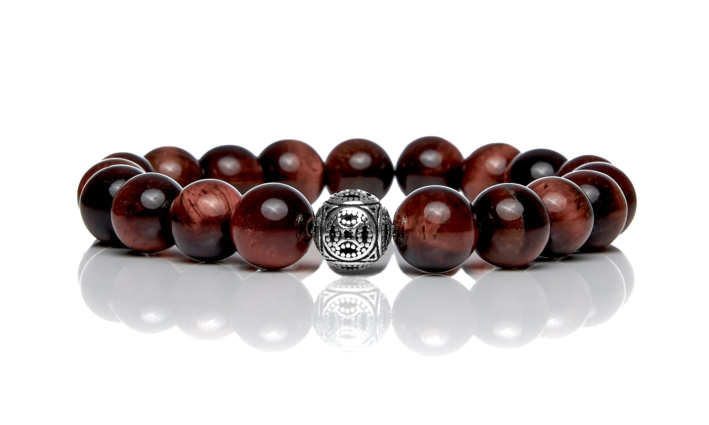 Red Tiger's Eye Silver