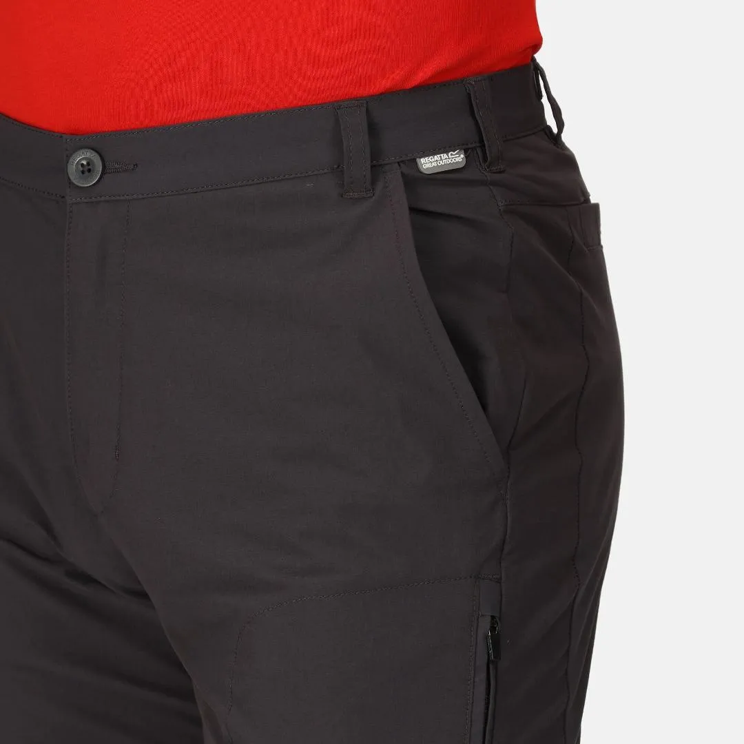 Regatta Men's Highton Long Walking Shorts - Seal Grey