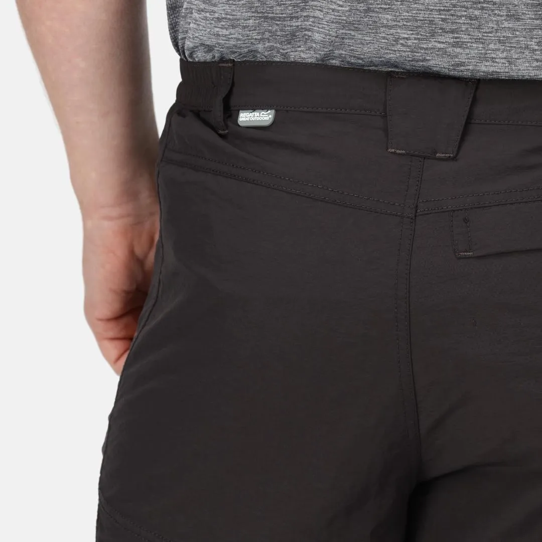 Regatta Men's Leesville II Multi Pocket Walking Shorts - Ash