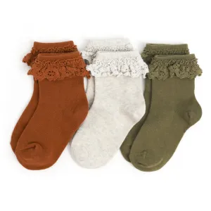 Roadtrip Lace Midi Socks | 3 Pack