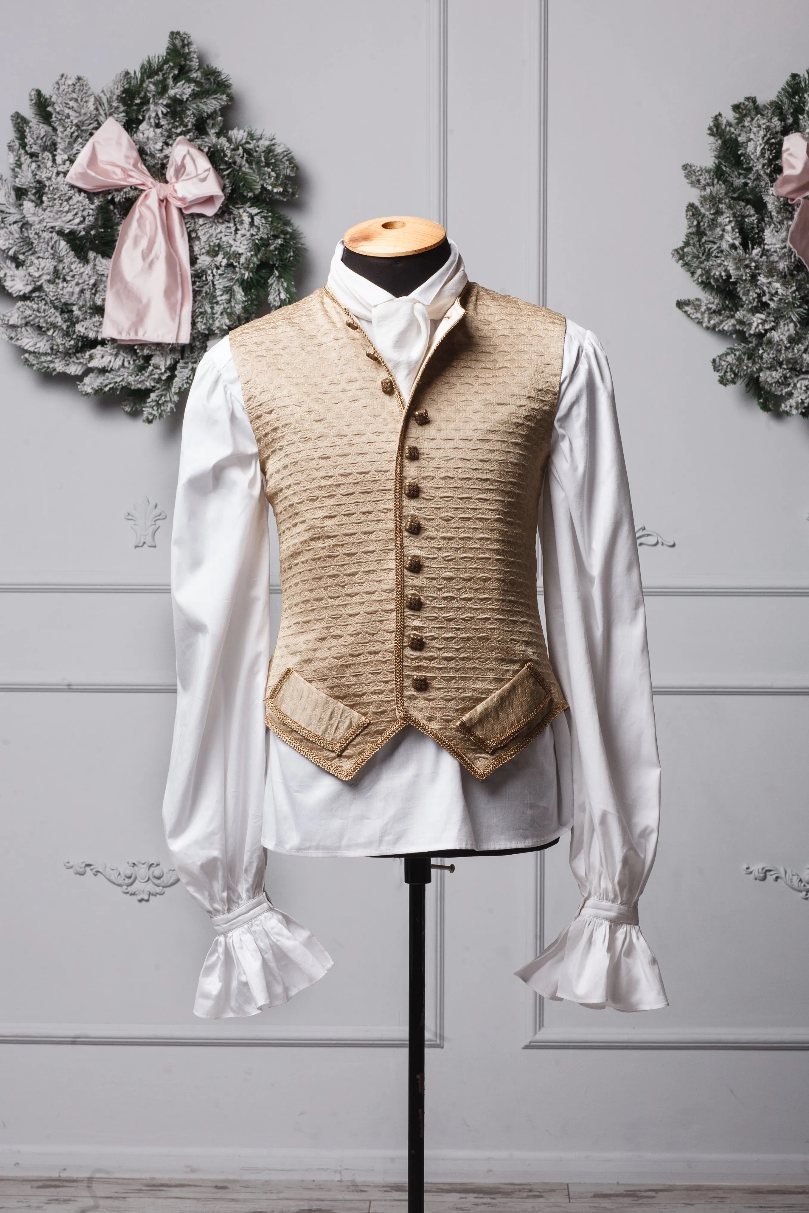 Rococo style shirt for men