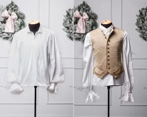 Rococo style shirt for men