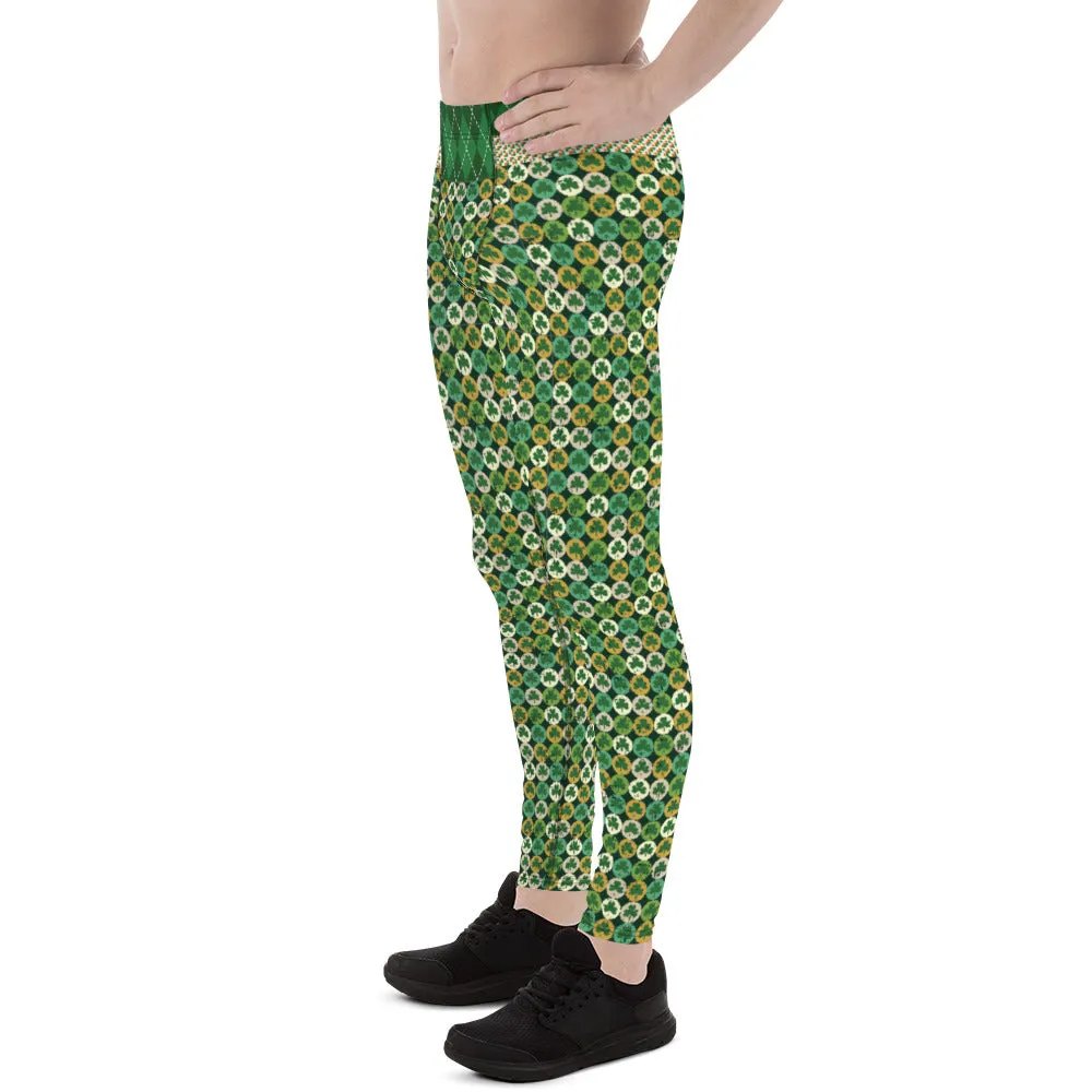 Shamrocks and Plaid - Men's Leggings