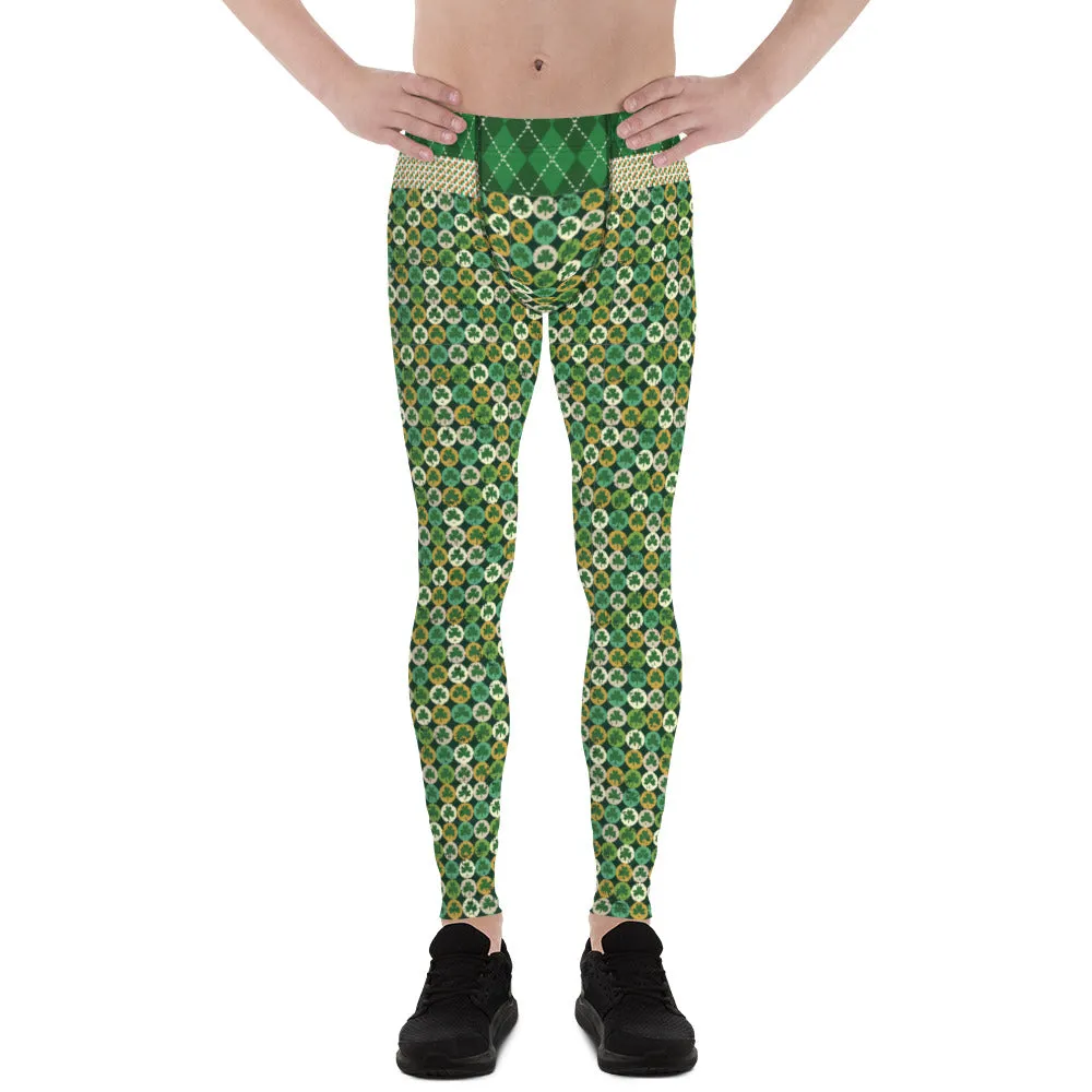 Shamrocks and Plaid - Men's Leggings