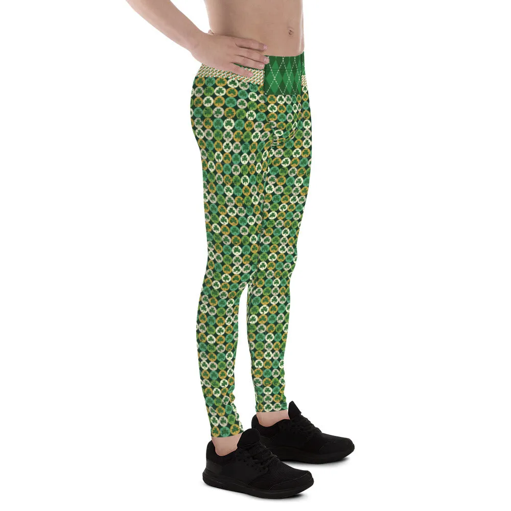 Shamrocks and Plaid - Men's Leggings