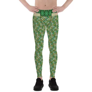 Shamrocks and Plaid - Men's Leggings