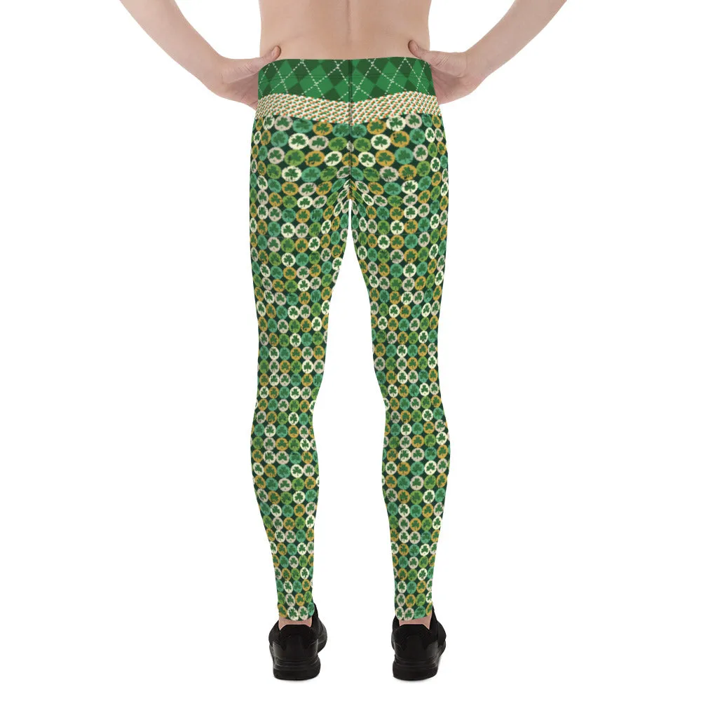 Shamrocks and Plaid - Men's Leggings