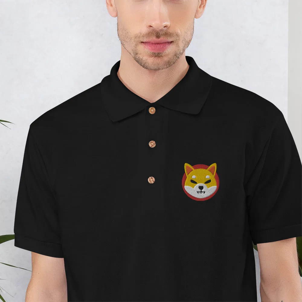 Shiba Embroidered Polo Shirt