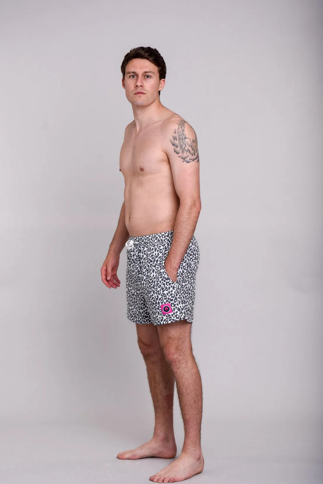 Snow Leopard Men's Swim Shorts