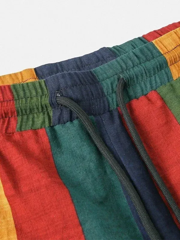 Sonnenwellen Männer Strandvibes Hawaiianischer Zwei-Teiliger Anzug