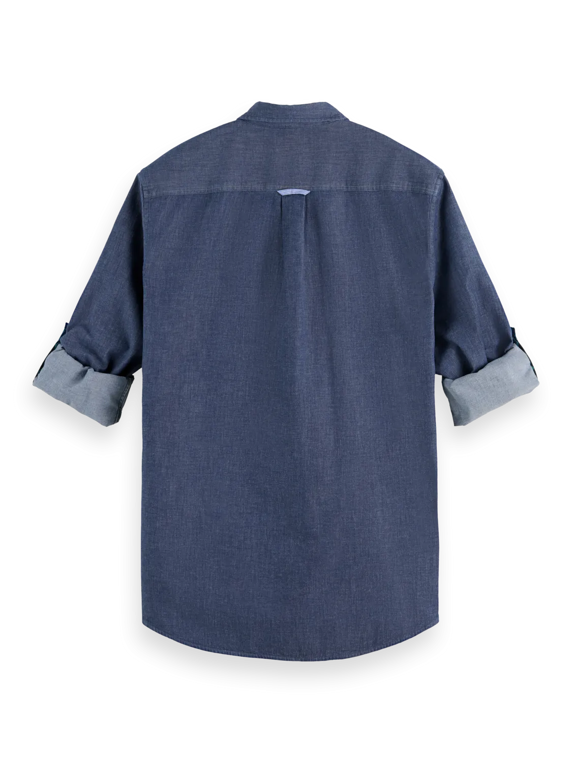 Stretch Chambray Shirt in Indigo