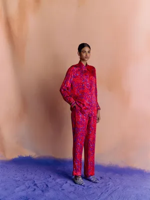 Studio Rigu   I   Womenswear, Western Parker Straight Shirt Red/Yellow/Pink/Blue Srdd037