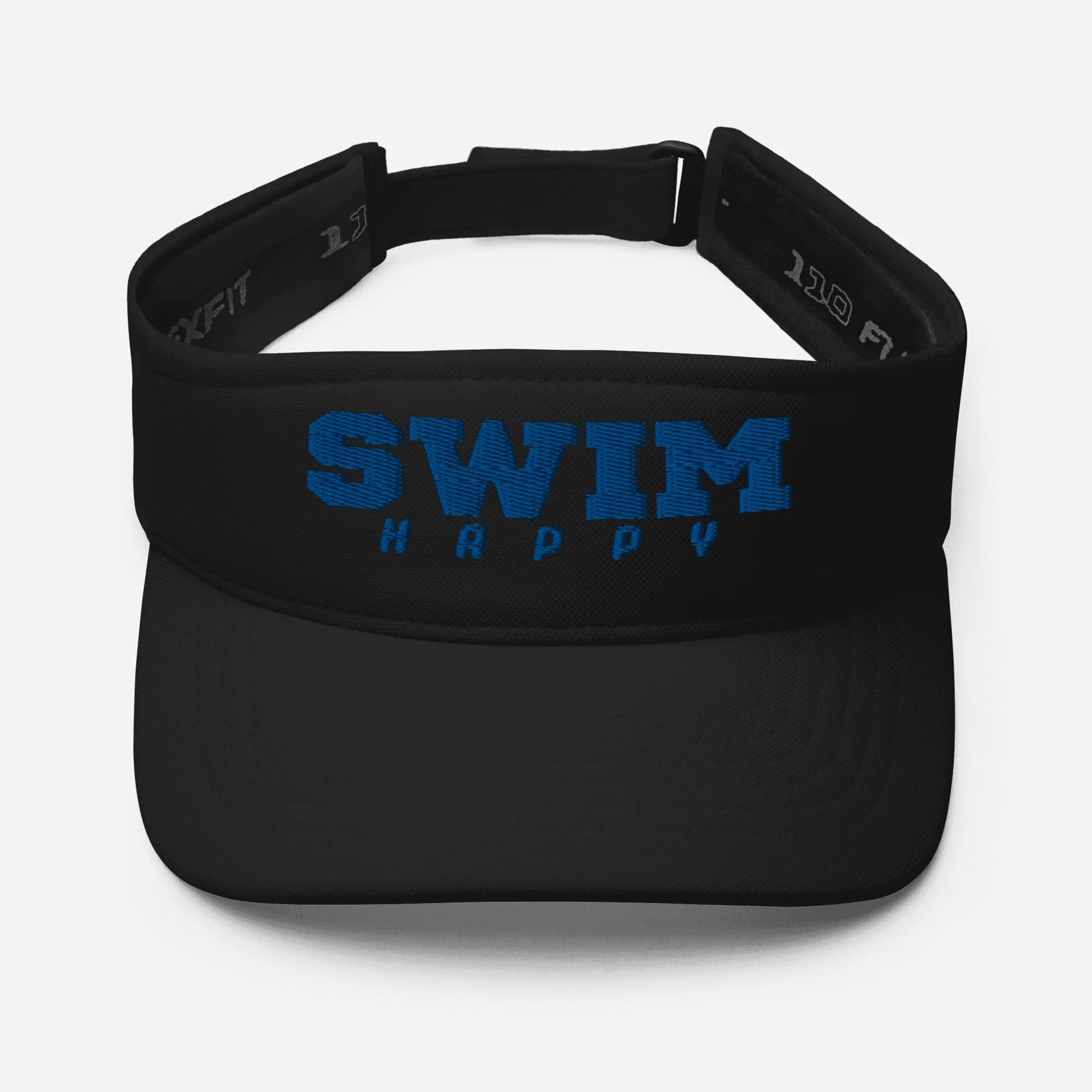 Swim Visor Swim Happy Embroidered Flexfit