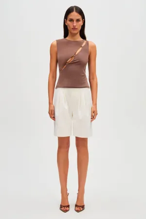 THE 'JOSIE' CUPRO TOP