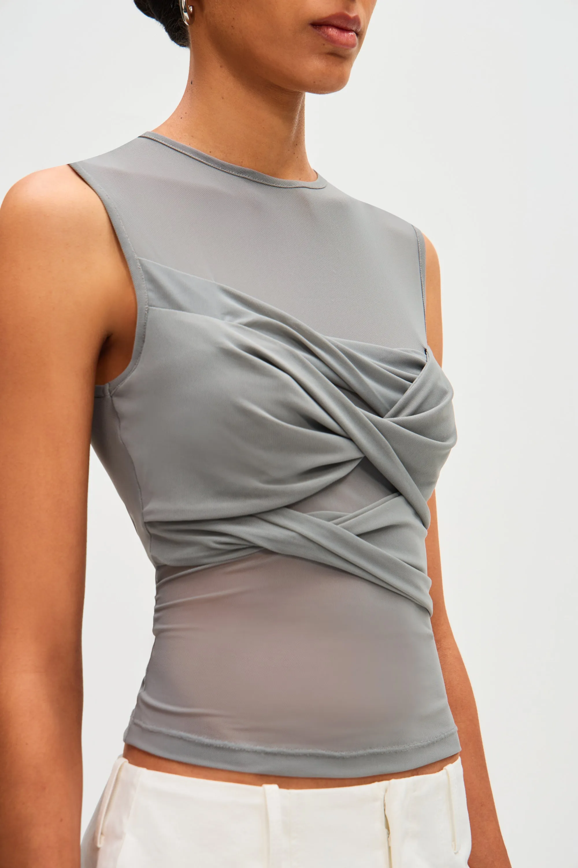 THE 'ZOEY' MESH TOP