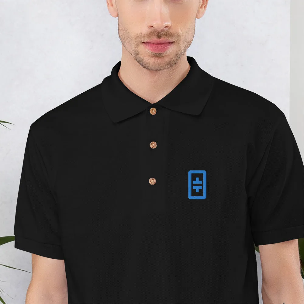 Theta Embroidered Polo Shirt