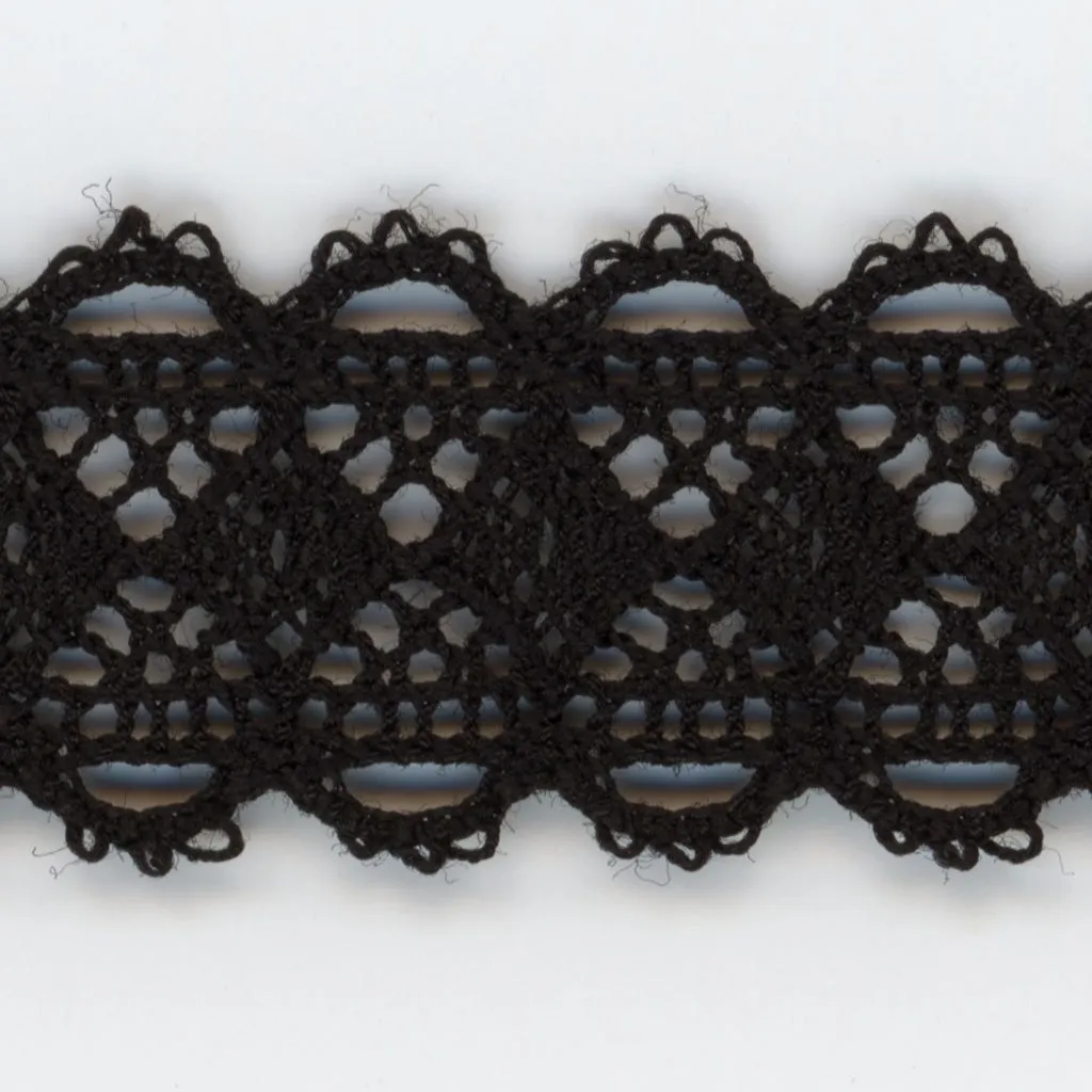 Torchon Lace #50 Black