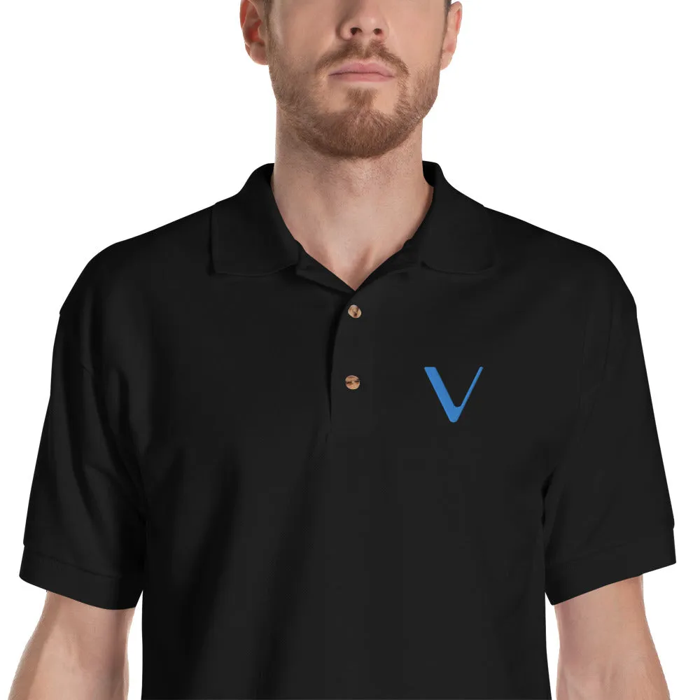 VeChain Embroidered Polo Shirt