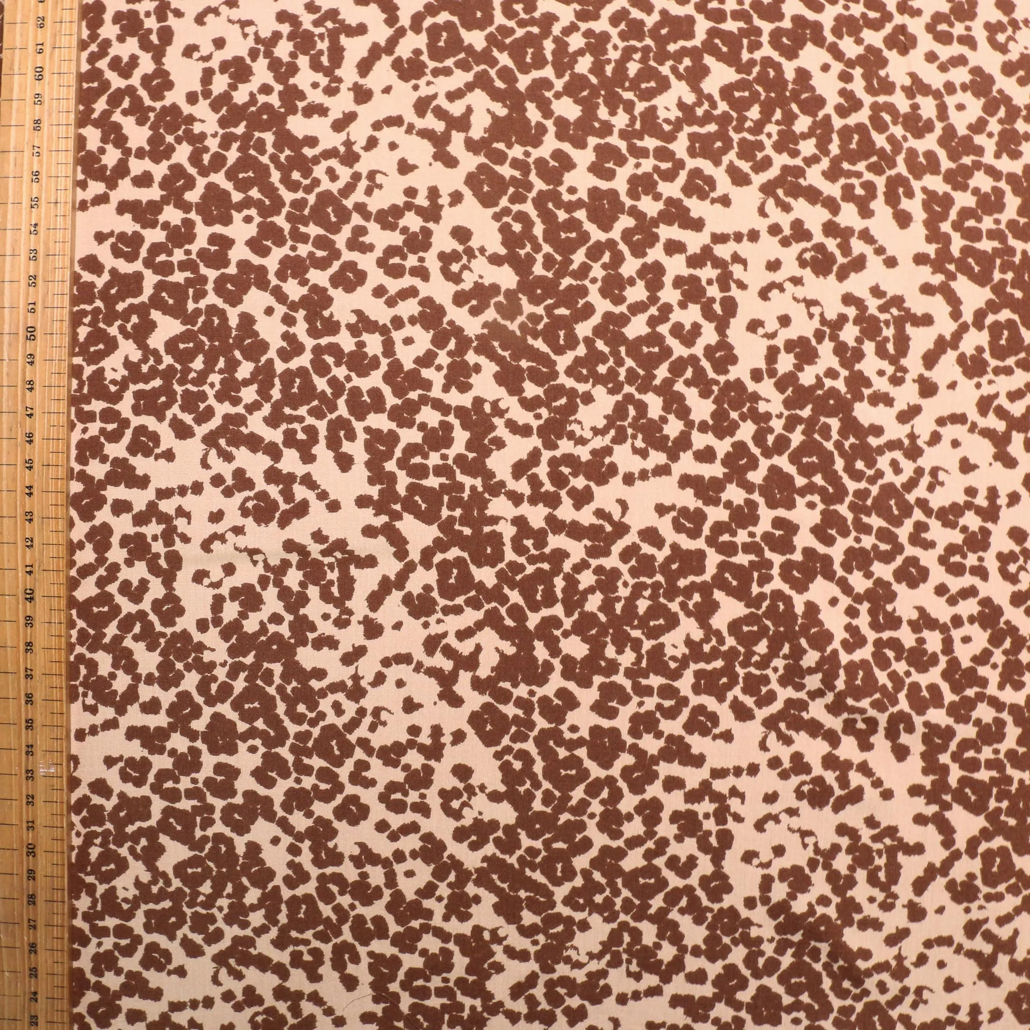 Viscose Challis Fabric - Beige