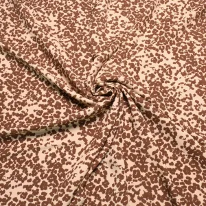 Viscose Challis Fabric - Beige