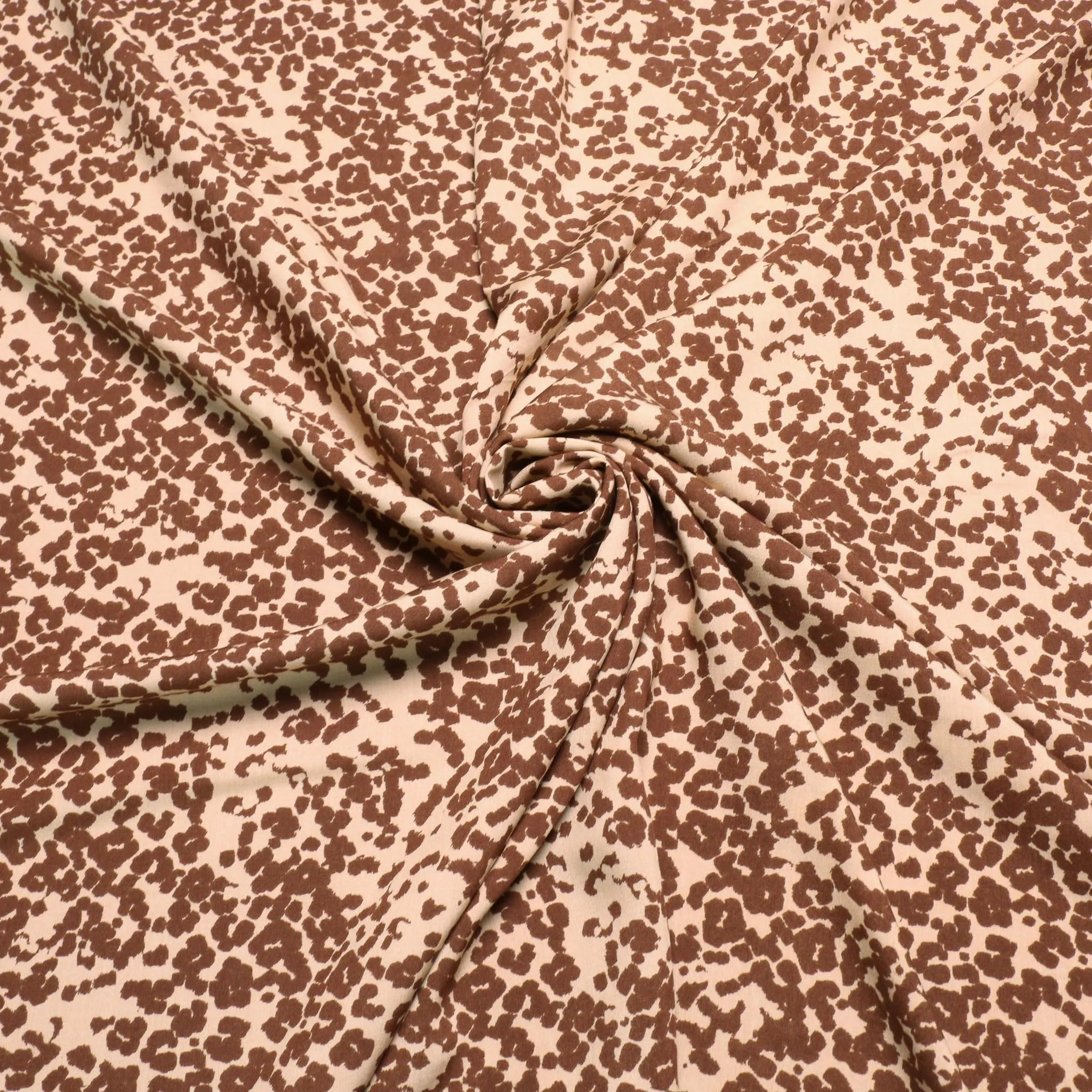 Viscose Challis Fabric - Beige