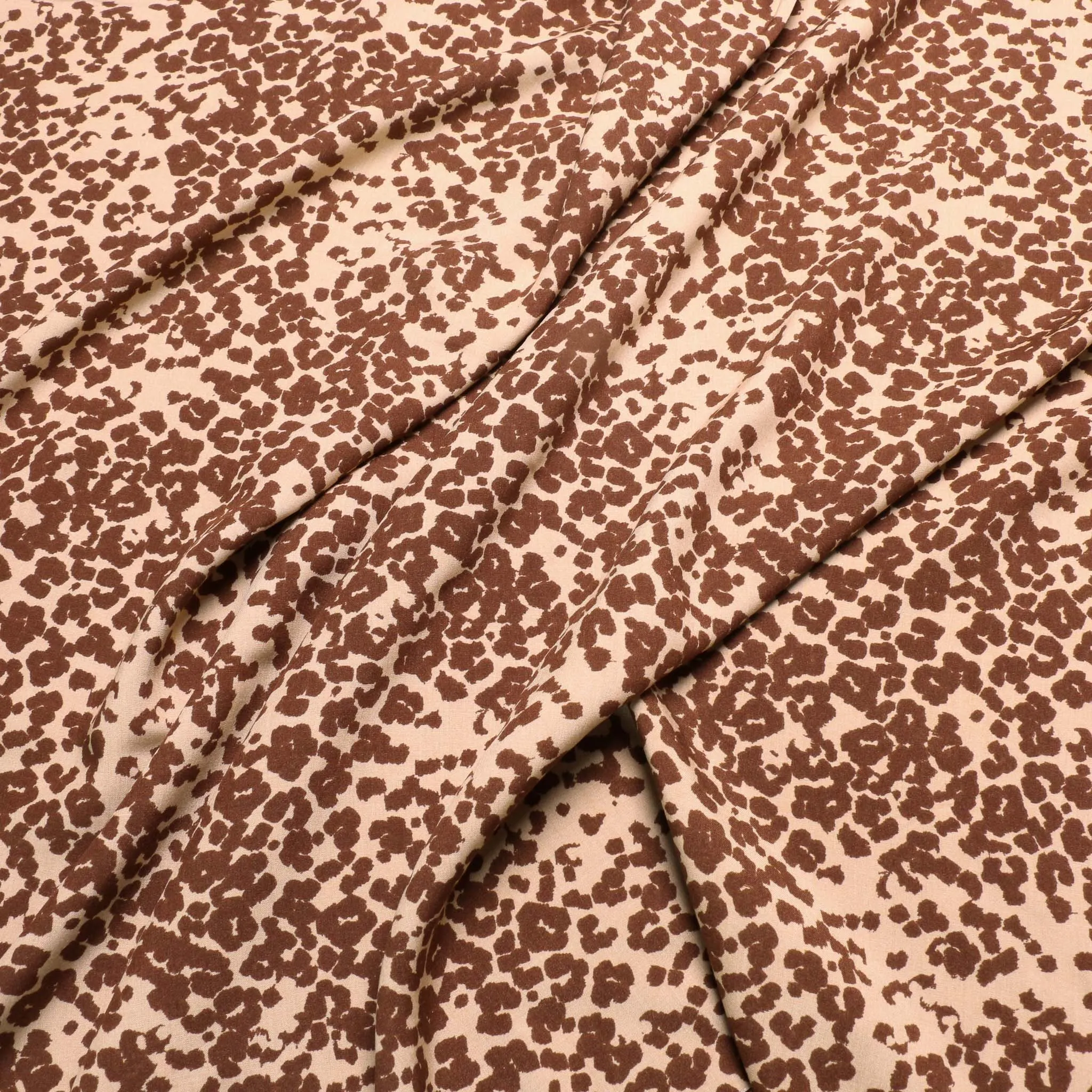 Viscose Challis Fabric - Beige