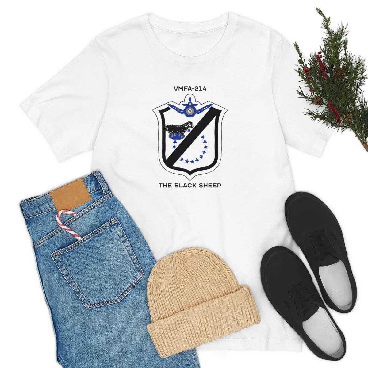 VMFA-214 'Black Sheep' Spouse Tee (Unisex)