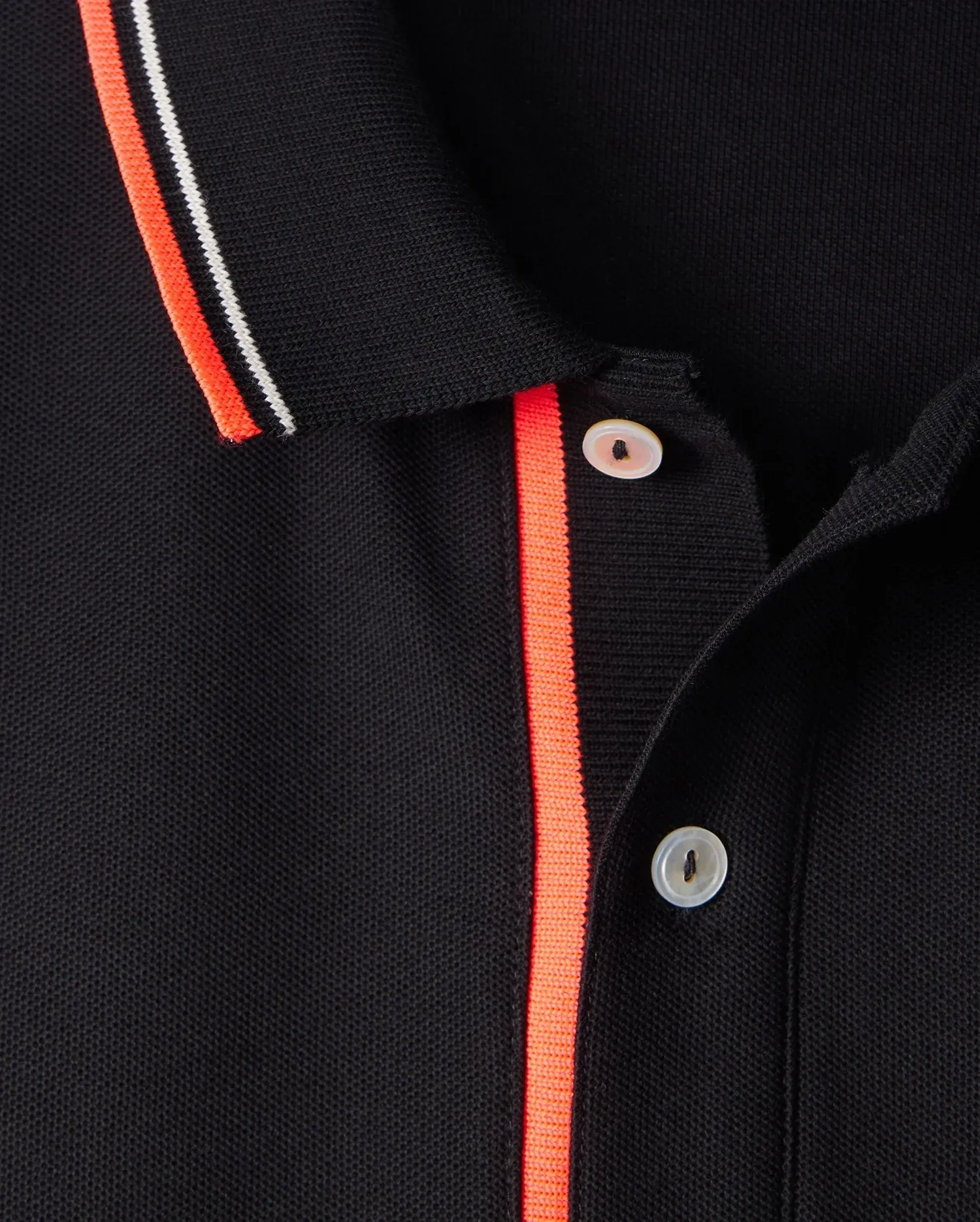 Wasterlo Pique Polo Shirt Black