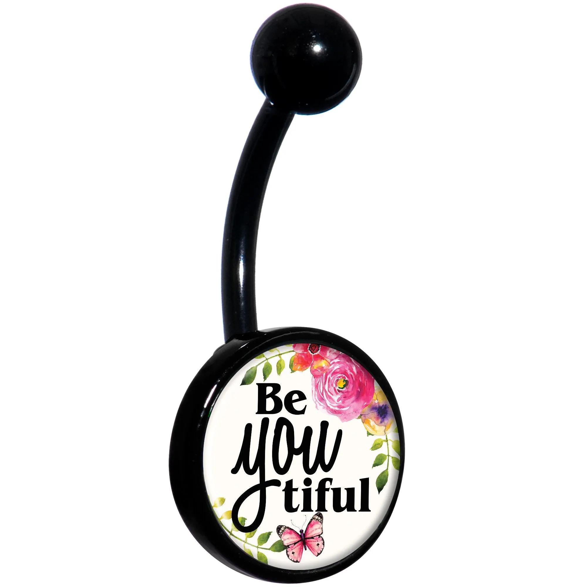 Watercolor BeYoutiful Black Belly Ring