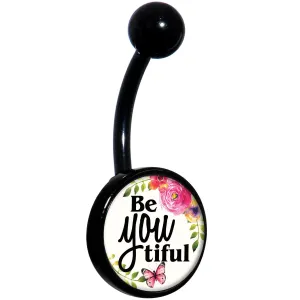 Watercolor BeYoutiful Black Belly Ring