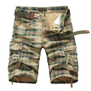 West Louis™ Fashion Plaid Shorts