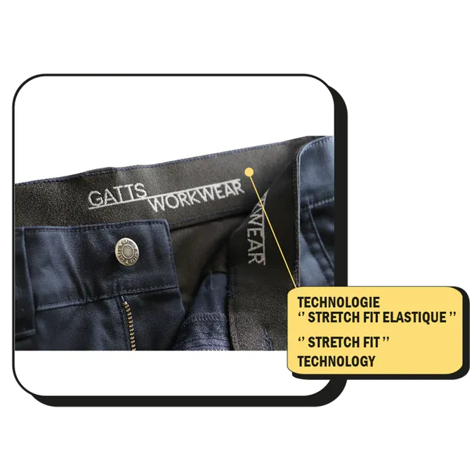 Women's Stretch Short by GATTS Workwear - Style 013EXS